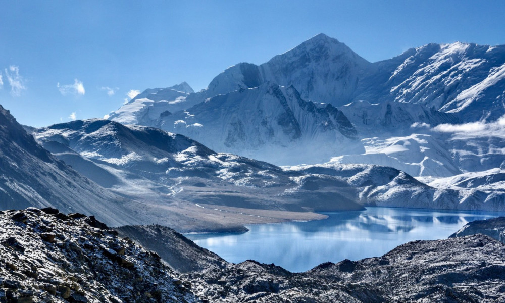 Gangapurna Lake & Glacier