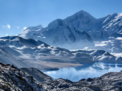 Gangapurna Lake & Glacier Gangapurna Lake & Glacier