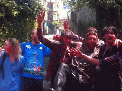 THE COLOR FESTIVAL OF NEPAL  ( HOLY ) THE COLOR FESTIVAL OF NEPAL  ( HOLY )